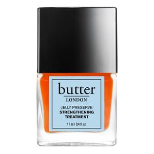 butter LONDON Nail Strengthener for Damaged Nails, Jelly Preserve - Translucent Finish Nail Polish Strengthens, Nourishes & Rejuvenates Nail Beds & Roots - Nail Care Products (Orange Marmalade)