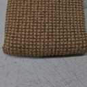 KOZYFLY Indoor Door Mat 2x3 ft Small Area Rugs Washable Front Door Mat Non Slip Rubber Backed Entryway Rug Cotton Entrance Doormat for Front Porch Bathroom Kitchen Bedroom, Tan/Orange/Brown