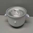 Ice Cream Maker Attachment for KitchenAid Stand Mixer, Ice Cream Bowl Compatible with 4.5Qt and Larger Stand Mixers, Ice Cream & Sorbet Gelato Maker Attachment, 2 Quart, White (ICM-KA-White)