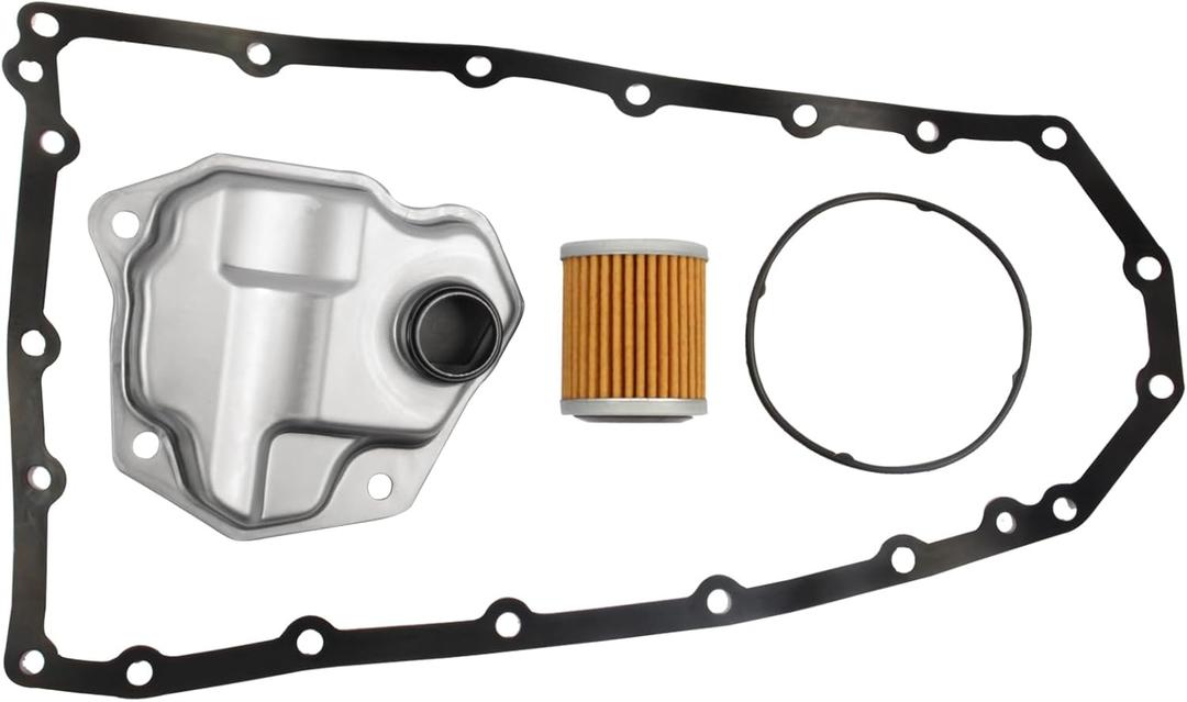 31728-1XF0A Transmission Filter Oil Pan Gasket Kit Fits for 2007-2013 Ni-ssan Altima 2.5L L4, 2011-2016 Juke 1.6L L4 Turbocharged, 2015-2016 Rouge 2.5L L4, Replaces OE# 31728-1XF02, 2824A006