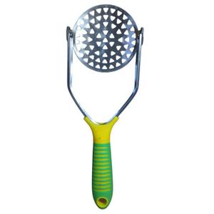 Stainless Steel Potato Ricer Masher with Non-slip Handle for Easy Mashing and Pressing Rust-resistant Kitchen Tool for Potatoes and Vegetables Easy to Clean for Home Use