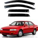 KPY Rain Guards Fit for 1992-1996 Toyota Camry, Out-Channel Window Visors Vent Wind Deflectors 4PC, Car Accessories for 92-96 Camry