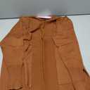SUEANI Women's Open Front Casual Long Sleeve Knit Classic Sweaters Cardigan with Pockets(Large, Brown)