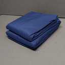 Amazon Basics Lightweight Super Soft, Wrinkle-Free, Breathable Easy Care Microfiber 4-Piece Bed Sheet Set with 14-Inch Deep Pockets, Queen, Dutch Blue, Solid