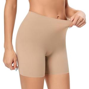 Seamless Shaping Boyshorts Panties for Women Slip Shorts Under Dress Shapewear Shorts Tummy Control Underwear Size M