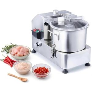 CLIVIA 6L Commercial Food Processor, 1800W Electric Vegetable Chopper | Heavy-duty Bowl Cutter for Meat, Veggies, Fruit, Grains with Variable Speed Control, Stainless Steel S/S Blade