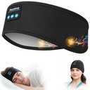 Perytong Sleep Headphones Wireless, Bluetooth Sports Headband Headphones with Ultra-Thin HD Stereo Speakers Perfect for Sleeping,Workout,Jogging,Yoga,Insomnia, Air Travel, Meditation (Black)