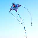 Kite, Large Delta Kites for Kids and Adults, Easy to Fly Rainbow Kites, Durable Multifunctional Beach Kite, Tangle-Free Flight Line, Durable