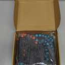 100 Pcs Drip Irrigation Emitters for 1/4" Tubing 50 Micro Irrigation Emitters Sprayer 50 Adjustable 360 Degree Water Flow Drippers for Garden Irrigation System(Red, Blue, Fast Connect)