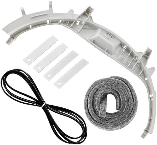 WE49X20697 Dryer Bearing Kit Compatible with G-E Hot-point Dryers Include WE3M26 Top Bearing WE12M29 Dryer Belt WE9M30 Dryer Felt and WE1M504 & WE1M1067 Drum Slides by Fetechmate