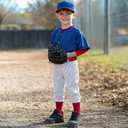 Boys Baseball Pants Youth Girls Softball Pants Toddler Kids Tee Ball Pant (White, M)