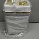 9PCS Bathroom Accessory Set, White Bathroom Set, Bathroom Accessories Set Complete with  Can, Toothbrush Holder, Soap Dispenser, Toilet Brush, Bathroom Decor