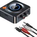 Bluetooth Receiver for Home Stereo, AUX RCA to Bluetooth Adapter for Old Speakers, NFC Wireless Audio Receiver for Music Streaming Sound System, KAIY Convert Wired Speakers to Wireless