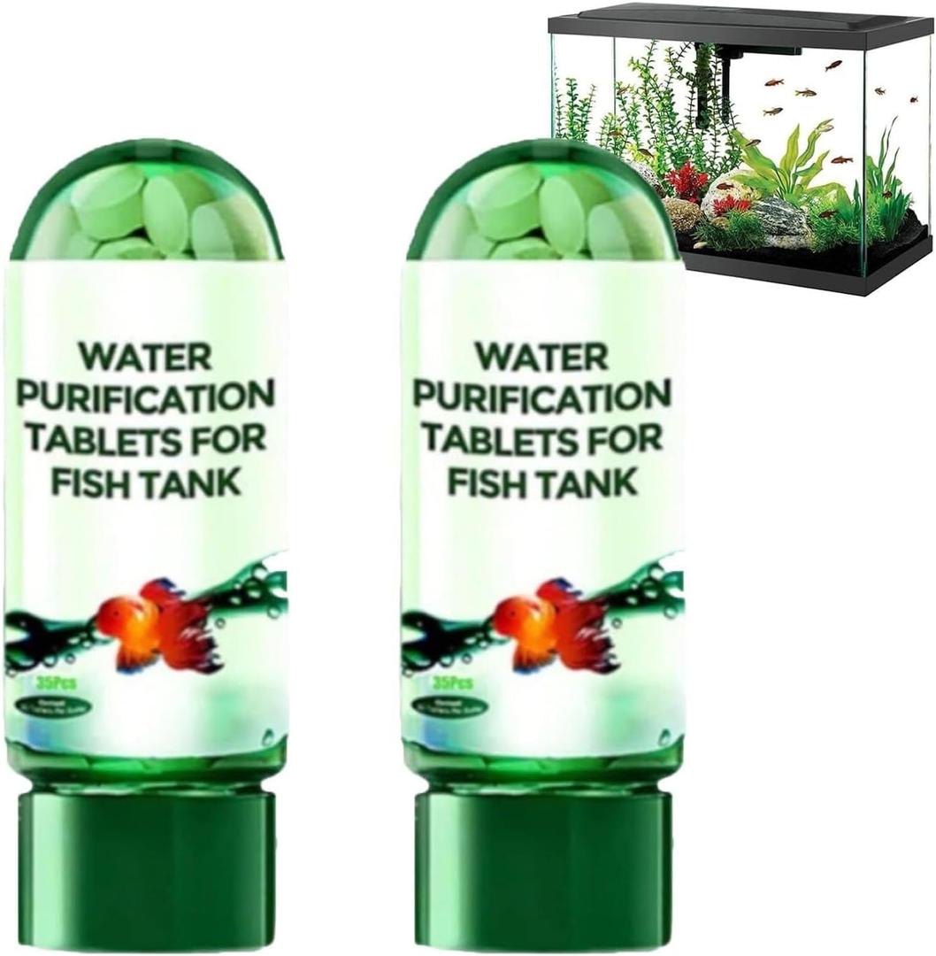 Water Purification Tablets for Fish Tank 2PCS