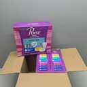 Poise Ultra Thin Incontinence Pads & Postpartum Pads for Bladder Leaks, 4 Drop Moderate Absorbency, Long Length, 144 Count