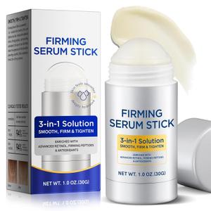 Advanced Retinol Firming Serum Stick,3 in 1 Retinol Stick Tighten and Firm Face & Neck, Smoothes Fine Lines and Wrinkles, Reduces Wrinkles, Deep Moisturizing Skin (1 Fl Oz (Pack of 1))