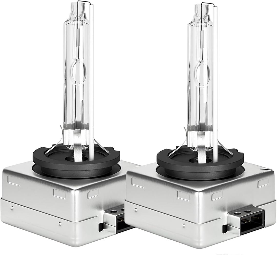 D3S HID Xenon Headlight Bulb Fit for Ford 2013 2014 F150 2009-2019 Flex 2011-2019 Edge Titanium 2013-2019 Escape Titanium, 8000K Blue, 35W OEM High Low Beam Xenon Lights Replacement, Pack of 2