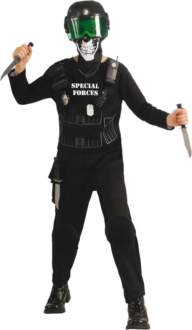 Value Black Seal Team 6 Costume with Accessories, Large