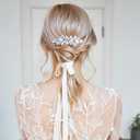 Janinka Rhinestone Hair Accessories for Wedding: Bridal Hair Pins, Crystal Bobby Pins, Silver Hairpin Barrettes, and Elegant Leaf Flower Accents for Women and Girls