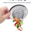 Revolutionary Kitchen Sink Drain Strainer & Sink Stopper/Patented Reversible Kitchen Sink Strainer, Anti-Clogging Sink Strainer Basket, Handmade Kitchen Gadgets, 304 Stainless Steel & Rust-Proof