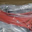 8pcs Front End Suspension Kit for Nissan 2008-2013 Rogue, 2014-2015 Rogue Select, 2 Lower Control Arms w/Ball Joints Inner & Outer 4 Tie Rods 2 Sway Bar Links Replacement,Heavy Duty PU Bushings, Red