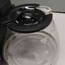 Gourmia Coffee Maker  5 Cup, One-Touch Brew, Pause & Serve, Automatic Keep Warm, Stainless Steel Accents, Black