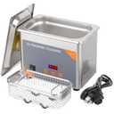 Kendal Commercial Grade 35watts 600ml Ultrasonic Cleaner 40kHz with Digital Timer Cleaning Machine,for Watch Instruments Industrial Parts Excellent Cleaner Solution