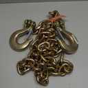 VEVOR G80 Transport Binder Chain, 3/8" x 10.3' Tow Chain with Clevis Grab Hooks, 7100 lbs Safe Working Load, Heavy Duty Trailer Logging Chain for Transporting Towing Truck Tie Down Binding Equipment