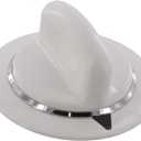 GE WE01X20374 Genuine OEM Timer Knob (White) for GE Dryers