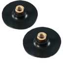 Hook and Loop Backer Pads,4 inch Hook and Loop Backing Pad for Grinder (2pcs-4"-Arbor 5/8"-11 Flexible)