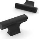 10 Pack Matte Black Kitchen Cabinet Knobs for Dresser Drawers