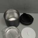 40oz Insulated Food Jar-Say Goodbye to Spills&Cold Meals|QuickLift Airtight Leak-Proof Lid Thermo for Hot Food, Wide Mouth Soup Thermos Lunch Box Container Adults|Stainless Steel with Folding Spoon (Black)