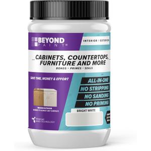 BEYOND PAINT - Furniture, Cabinets and More All-in-One Refinishing Paint -Quart of Bright White