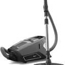 Miele Blizzard CX1 Pure Suction Bagless Canister Vacuum Cleaner with AllTeQ Universal Floorhead and Parquet Twister Floorhead, 1200 W, Graphite Gray 10829430