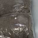 Baveke Ottoman Foot Rest- Bamboo Folding Stool, Foot Stools Small Ottman with Upholstered & X Legs, Foldable Stool for Makeup, Bedroom and Living Room (Large Brown) (21.3"D x 13.4"W x 18.5"H)