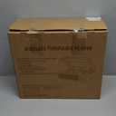 Vinyl Record Player Turntable with Built-in Bluetooth Receiver & 2 Stereo Speakers, 3 Speed 3 Size Portable Retro Record Player for Entertainment and Home Decoration (Brown)