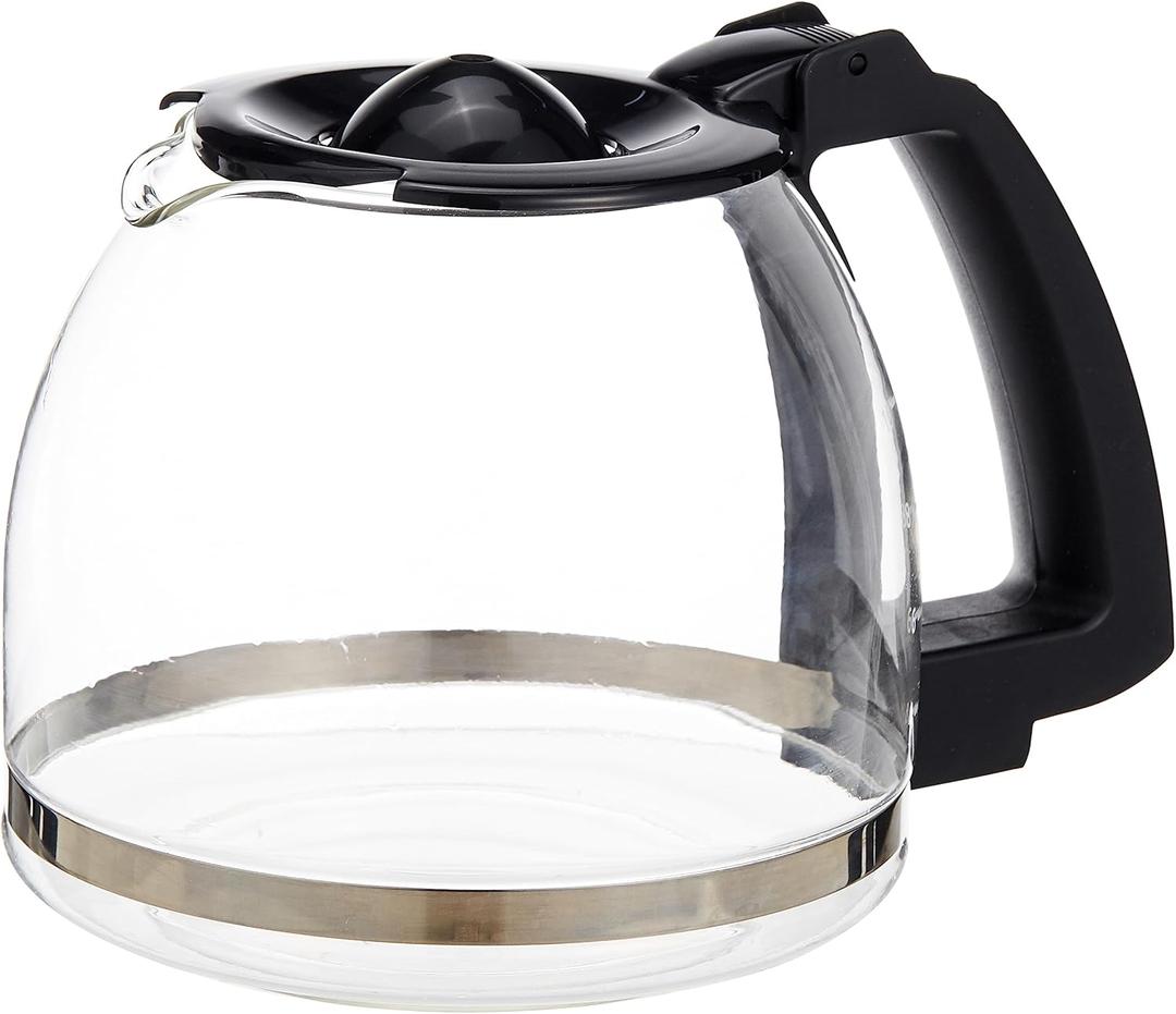 Capresso 10-Cup Glass Carafe with Lid for CoffeeTeam GS Coffee Maker (ONLY Fits Capresso model #464), Black