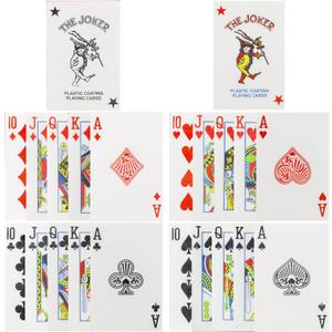 Morofme Edible Poker Cake Toppers 22Pcs Playing Cards Poker Cake Decoration Edible Casino Cupcake Toppers Wafer Playing Card Game Cake Decoration for Vegas Casino Night Party Supplies