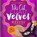 Tiki Cat Luau Velvet Mousse, Salmon in Broth, Complete Nutrition for Balanced Diet, Wet Cat Food For All Life Stages, 2.8 oz. Pouch (Pack of 12)