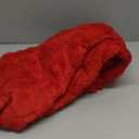 Linecooo Red Fleece Throw Blanket 5060 for Couch Sofa Bed,Super Soft Cozy Plush Microfiber Flannel Blanket with 3D Checkered Design Lightweight Decorations for Adults,Woman,Girls