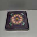 Designer Spice Container Masala Dabba, 7 Spice Jars, Holds 7 Spices, Spice Container Box, Polished Stainless Steel with 7 Serving Spoons, Indian Masala Dabba with Lid, 8 Inch