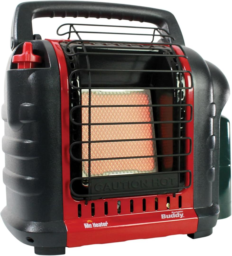 9,000 BTU Portable Buddy Radiant Propane Heater (Red)