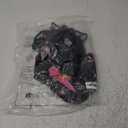 ZAFUL Womens 3pcs Swimsuit Floral Halter Triangle Bikini Top Tie Side Bottom with Long Sheer Cover Up Skirt (Medium, 0-pink)