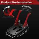 Electric Dirt Bike Wheel Chock MotorcycleTrailer Stand 1800 lb Universal for 8"-21" Ebike for CRF TTR KLX 110 PW CRF KX 50 85 Surron Sur ron Light Bee S/X LBX X260 TTR 125 90 230 Adjustable