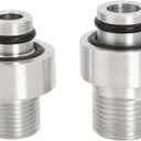 AC Compressor Adapter Fittings Compatible with Coyote Swap Ford 2007-2017, Fit 7/8" - 14 thread 3/4" - 16 thread, CNC Machined
