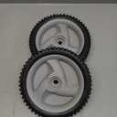 Set of 2 Mower Front Drive Wheels 583719501 for Craftsman Husqvarna 194231X460 401274X460 Oregon 72-344 (Grey)