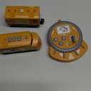 Motorized Train for Kids, Remote Control Locomotive Train Toy for Wooden Tracks, Battery Powered Electric Trains with Sound & Lights Effects Compatible with Thomas, Brio, Chuggington