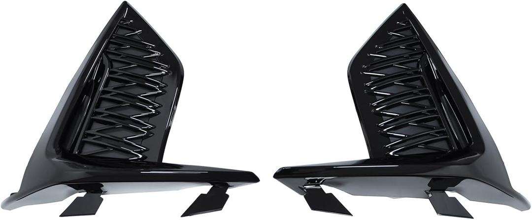 NewYall Front Left and Right Lower Bumper Fog Light Cover for Lexus IS300 IS350 2021 2022