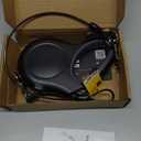 Fida Retractable Dog Leash, 16 ft Dog Walking Leash for Small Dogs up to 26 lbs, 360 Tangle Free, Black