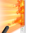 BALKO 36INCH Outdoor Heater, 9 Heat Levels & 540Min Timer, Child Safety Lock, IP65 Waterproof Garage Heater, 1500W Infrared Heating,Tip-Over & Overheat Protection, Patio Heaters for Outdoor Use Indoor